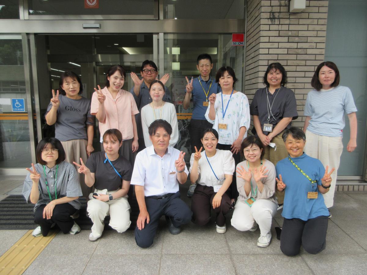 一緒に働く健康推進課のメンバー