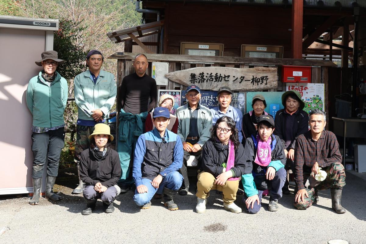 作業終了後の集合写真