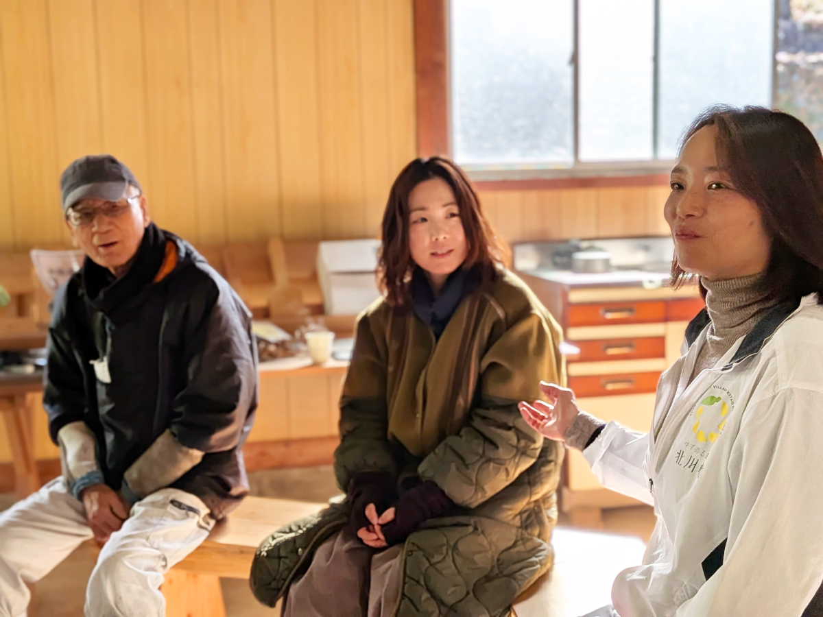 インタビューの様子