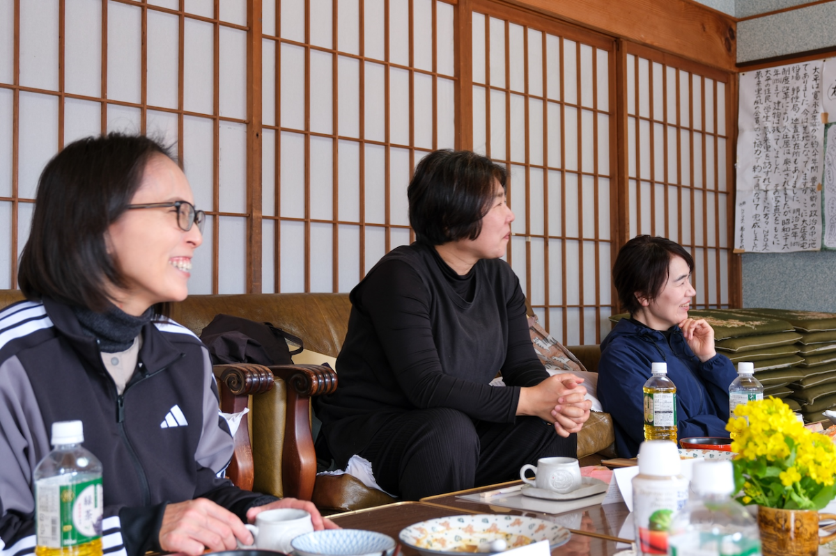 交流の時間も笑顔が溢れます