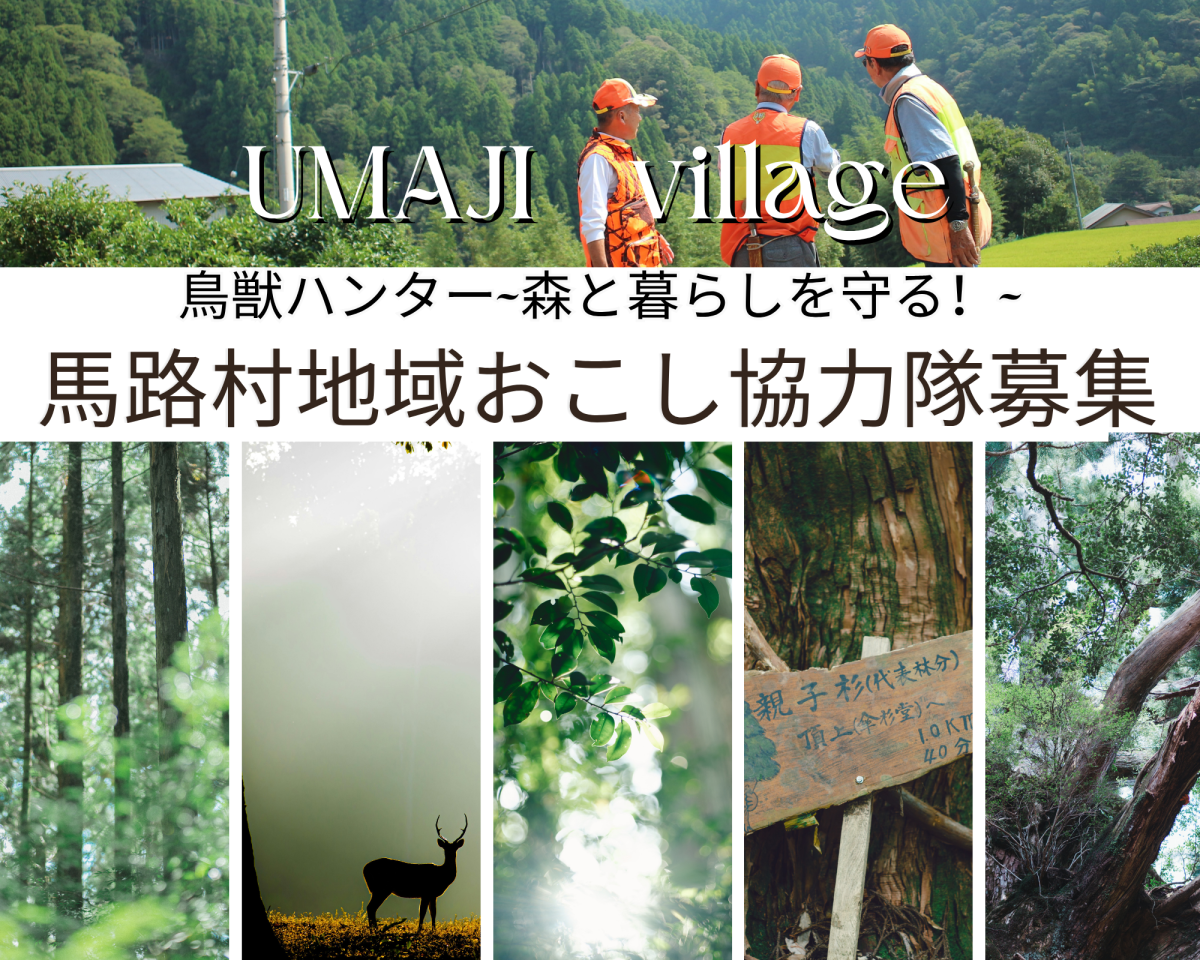 【馬路村】鳥獣ハンター地域おこし協力隊～森と暮らしを守る～