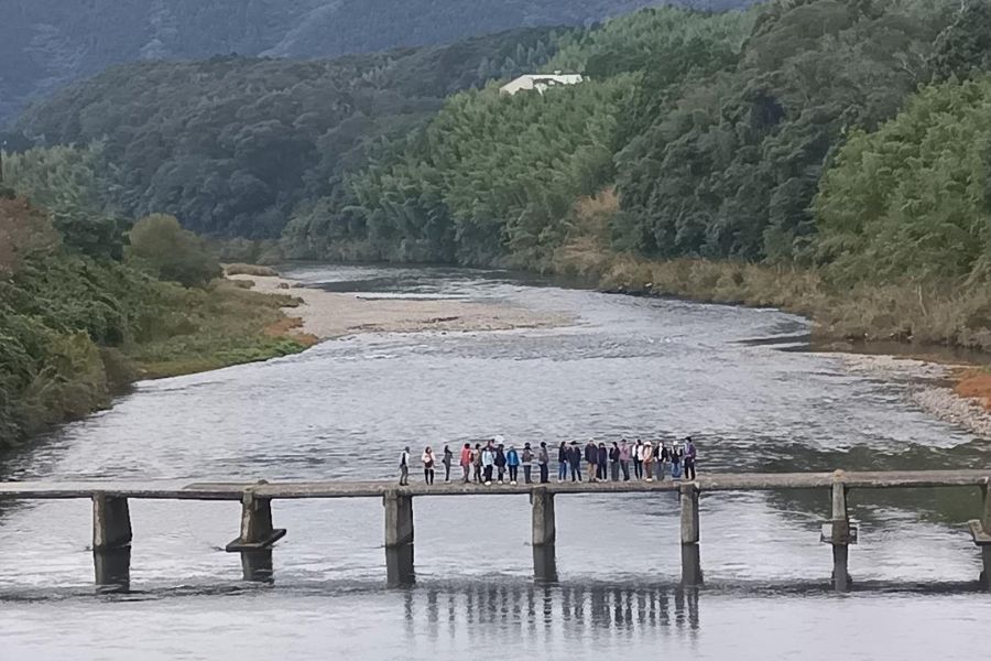 沈下橋にて