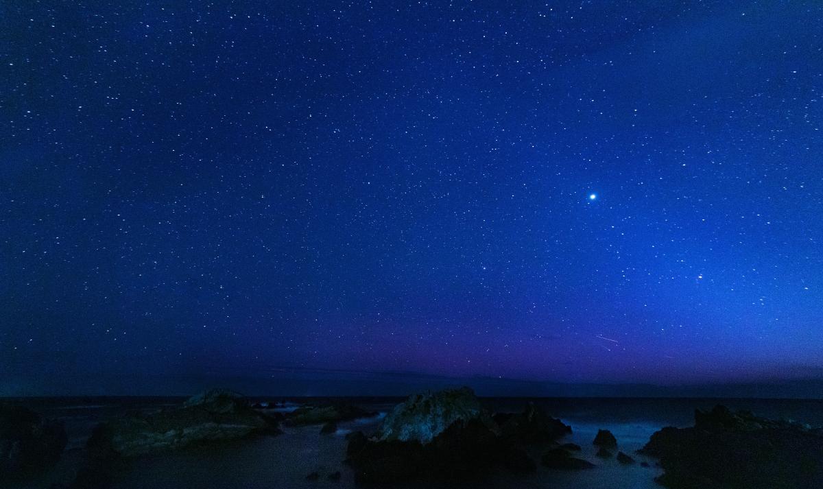 天気が良ければ満天の星が見られます！