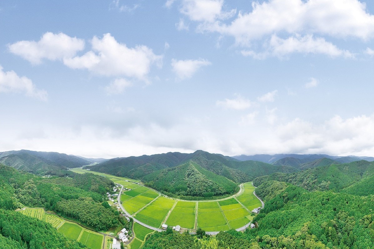 三原村の風景