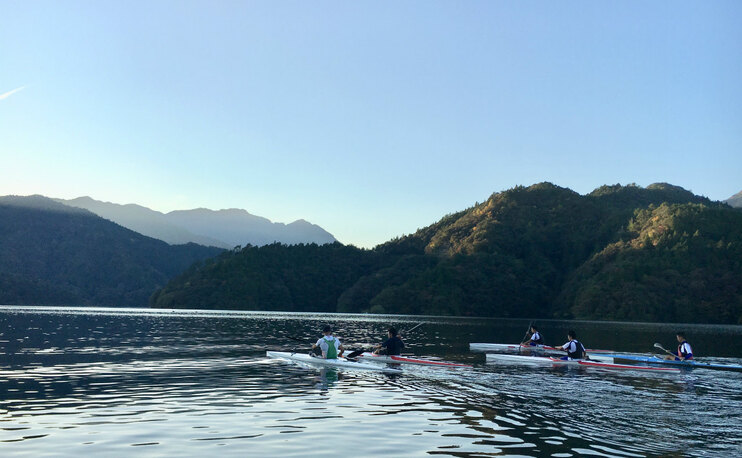 嶺北高校稲刈り