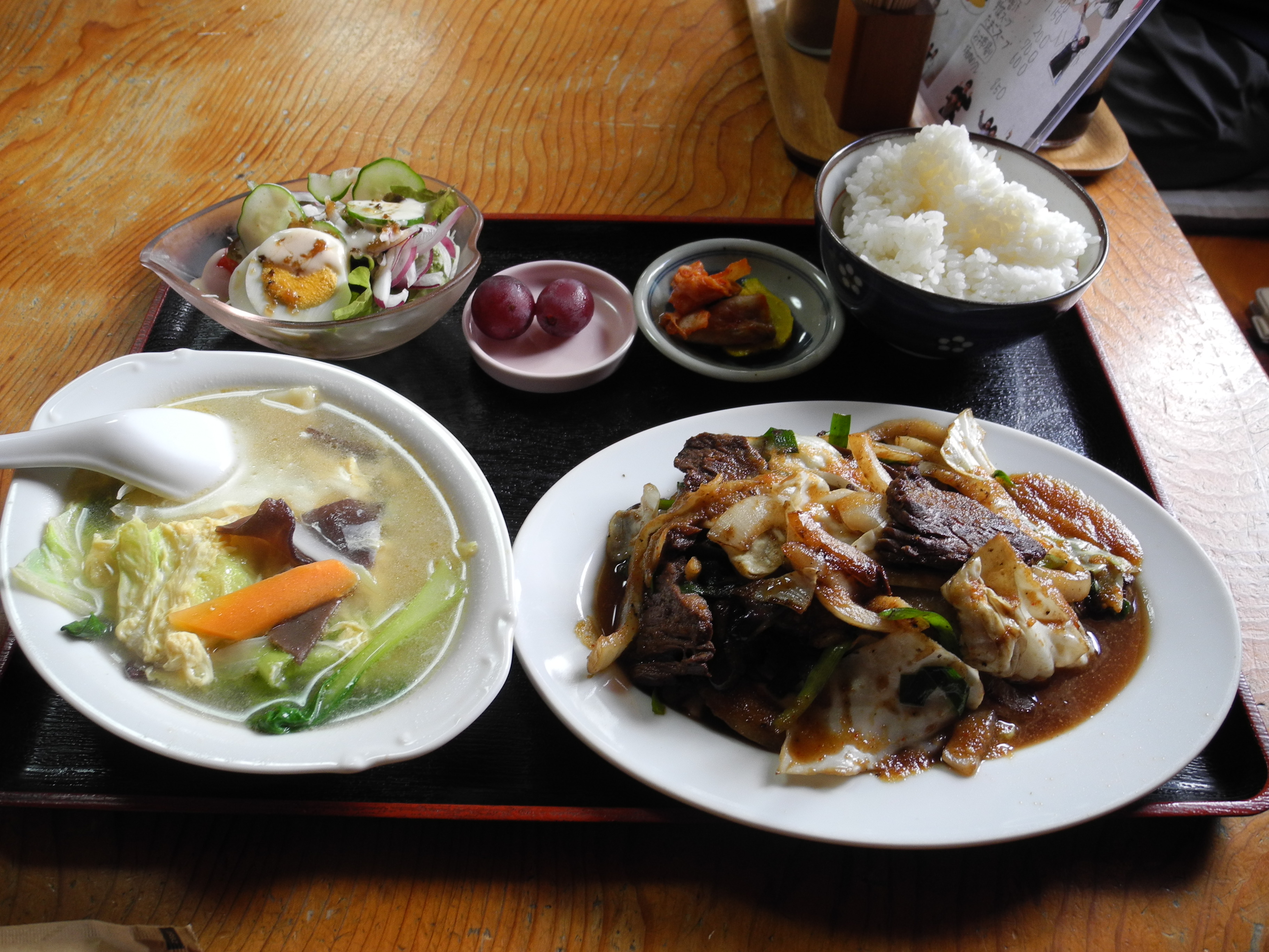 馬路村⑦　焼肉定食