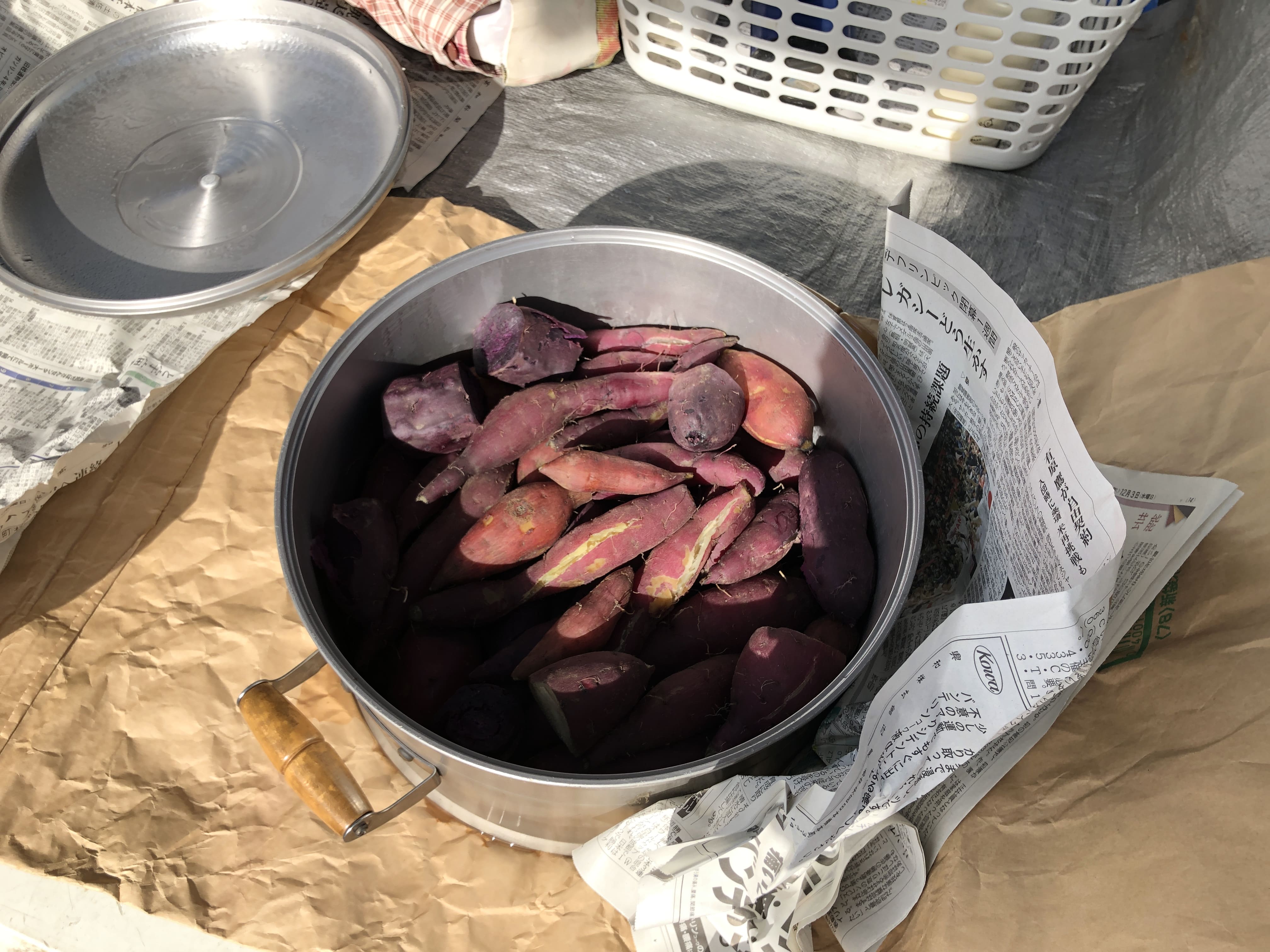 クワフル記事　蒸し芋