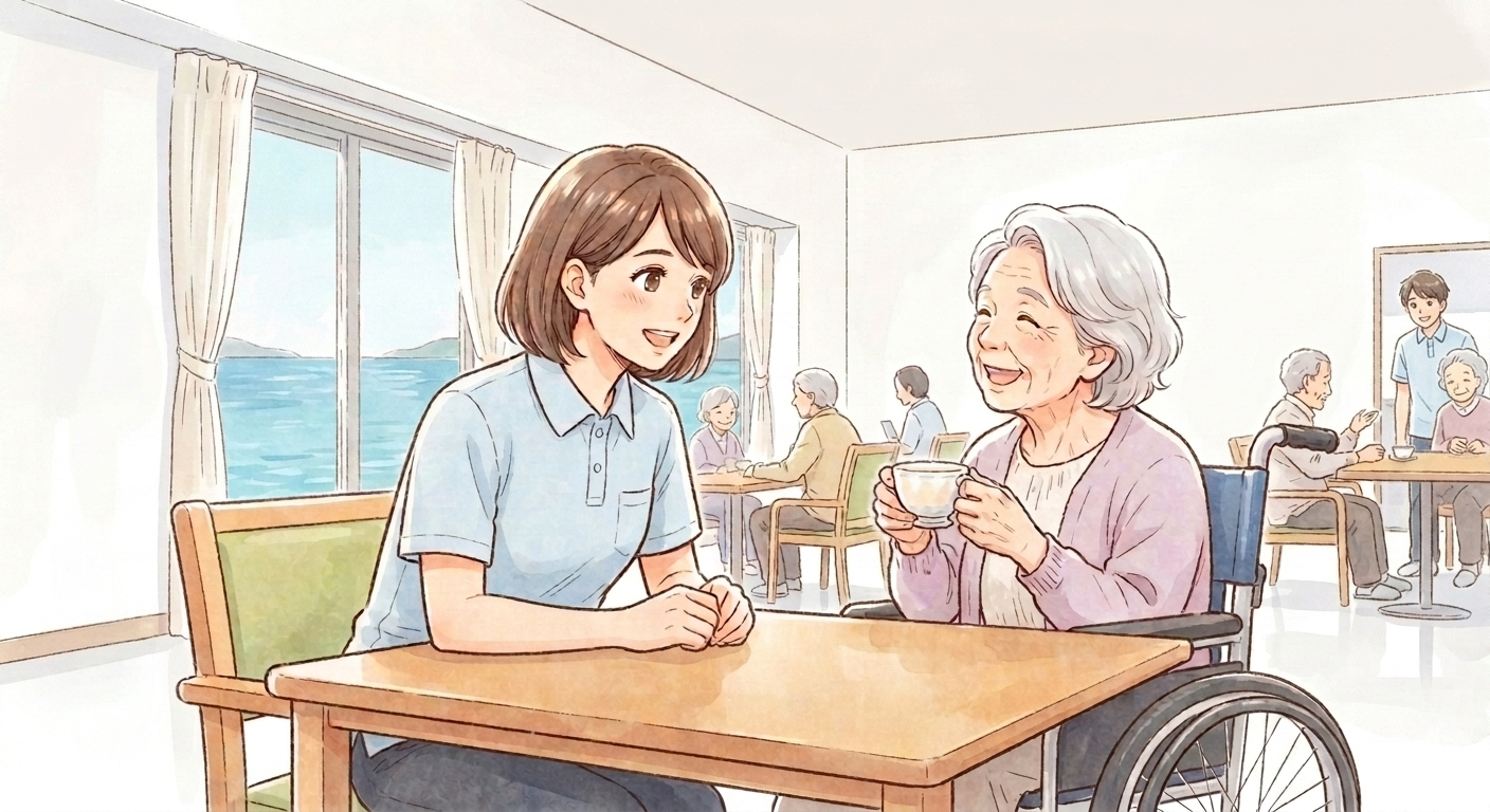 【介護職】経験よりも、あなたの「人を想う気持ち」を大切に。介護の仕事、もっと自分らしく。人を支える仕事。自分も成長できる仕事。人に寄り添い、仲間と支え合える職場で働きませんか？