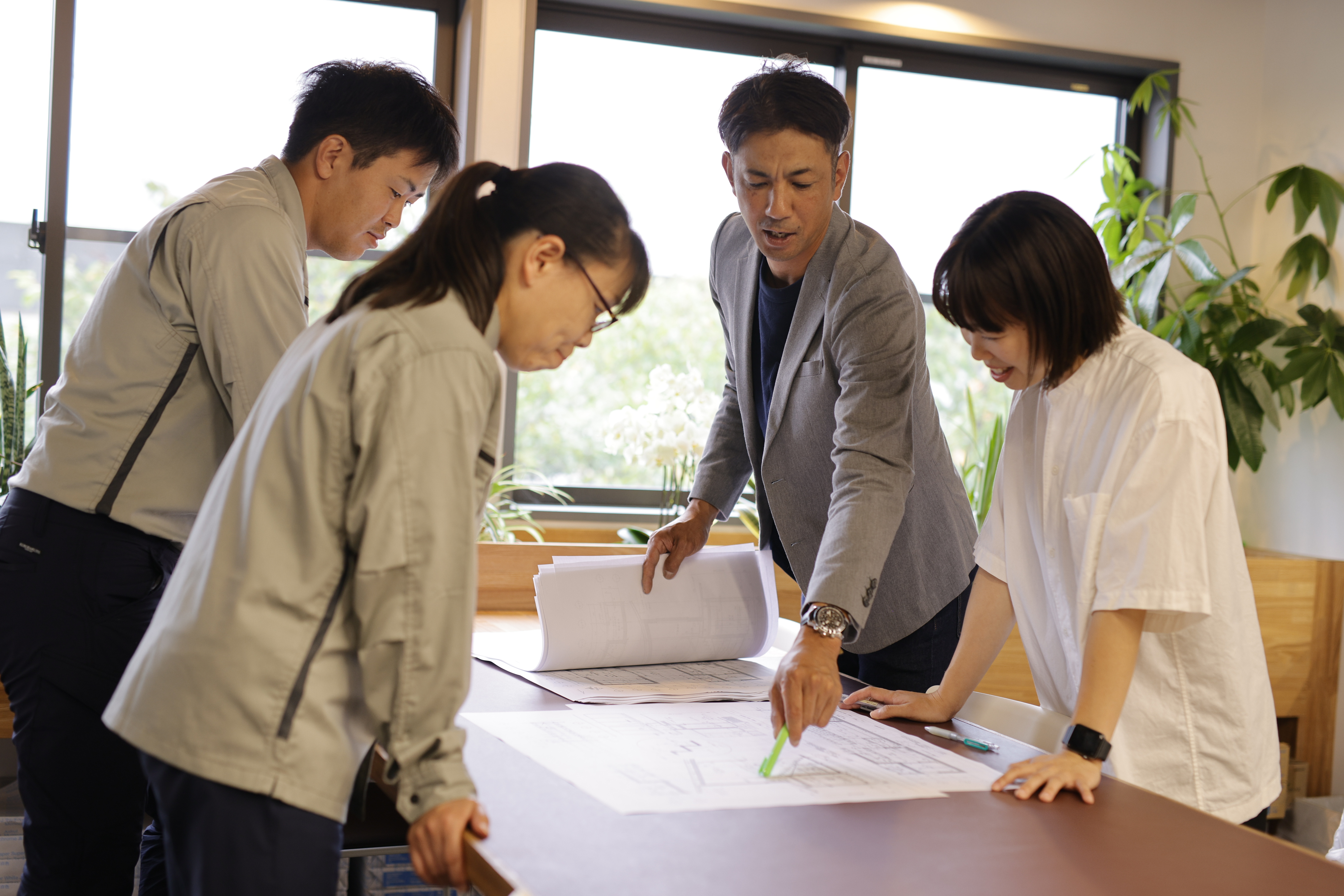 【企画設計職（未経験可）】未経験からアシスタントとしてスタート◆高知県内で住宅・店舗・オフィスなど幅広い建築に企画から関われます◆資格取得支援あり